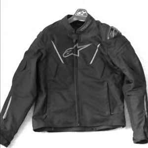 Men’s Motorcycle Jacket with Chest Plates